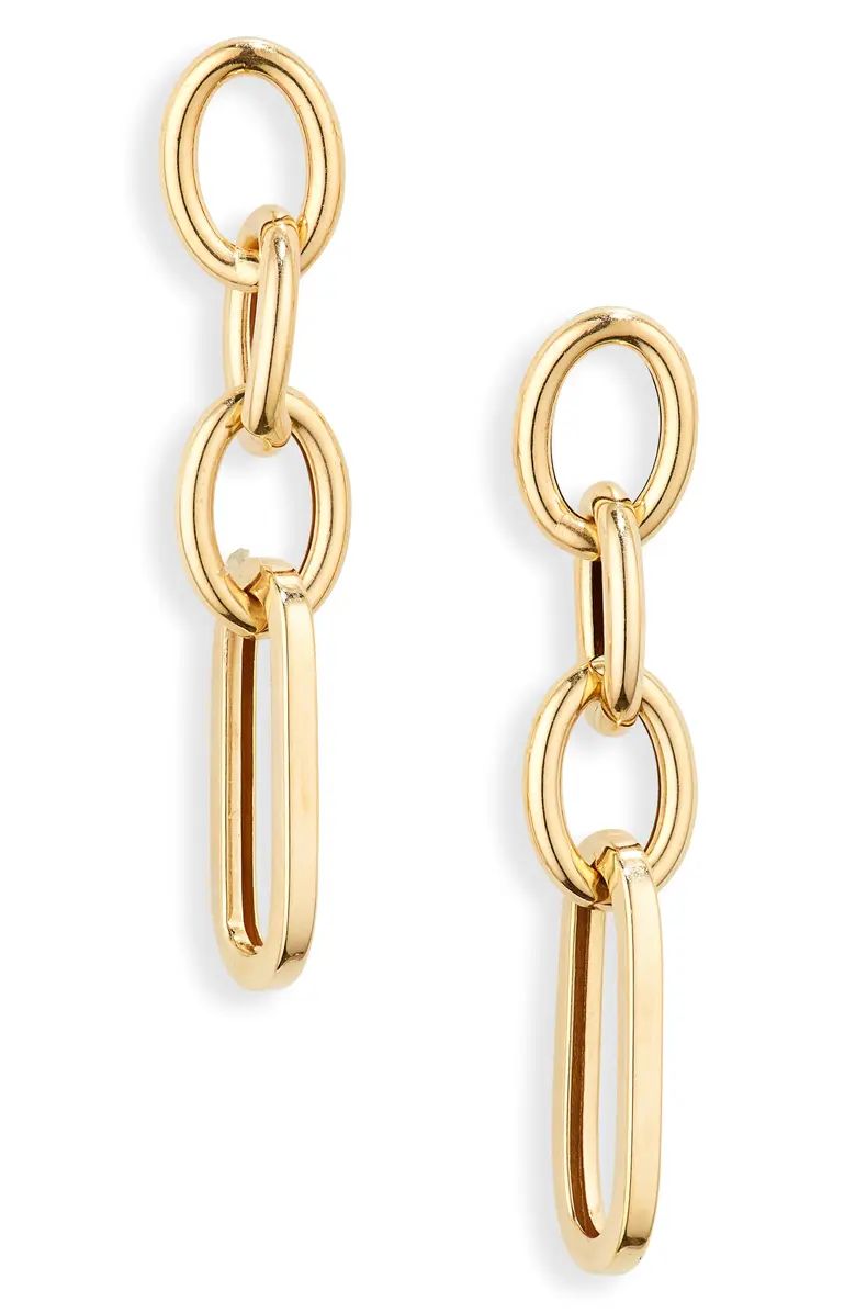 Bony Levy 14K Gold Mini Link Drop Earrings | Nordstrom | Nordstrom
