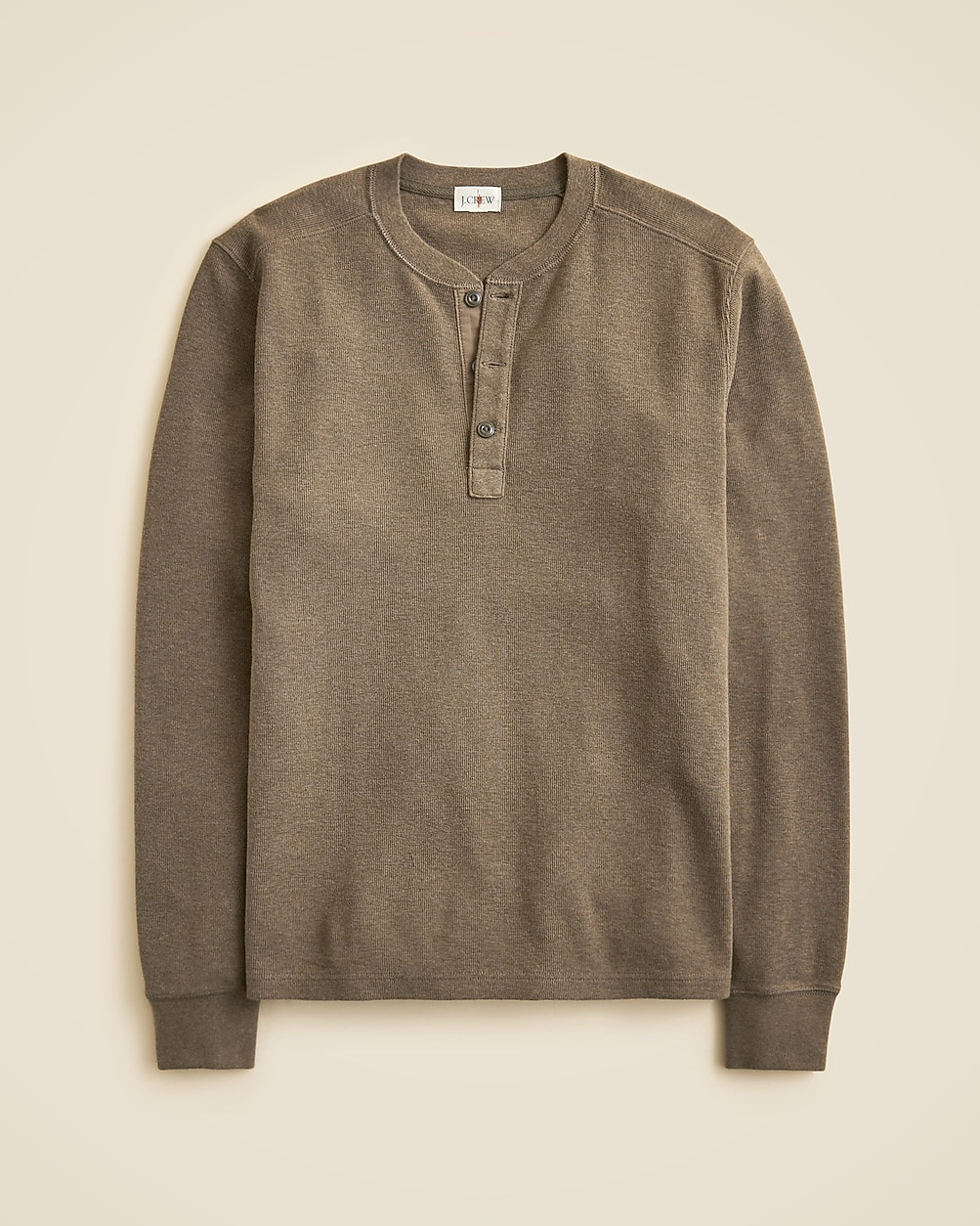 Jacquard rib-knit henley | J. Crew US