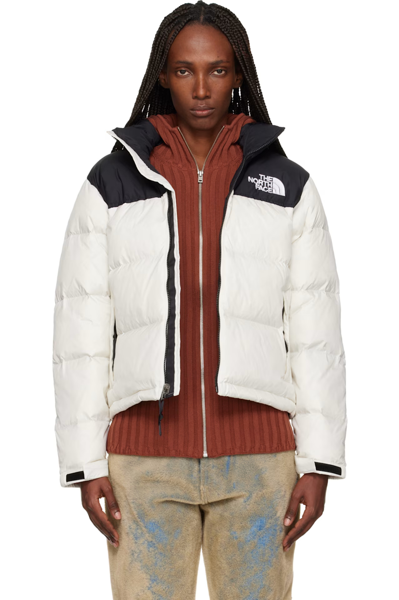White 1996 Retro Nuptse Down Jacket | SSENSE
