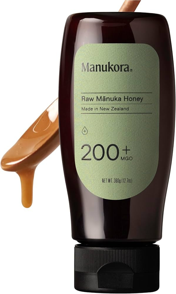 Manukora Raw Manuka New Zealand Honey MGO 200+, Non-GMO, 3rd-Party Tested, Glyphosate Residue Fre... | Amazon (US)