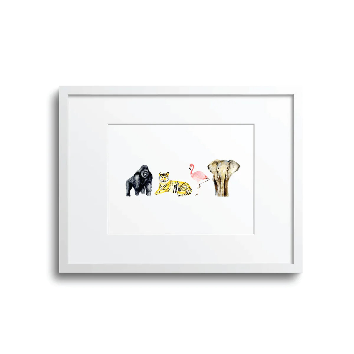 Zoo Animals Art Print | Britt +Beks