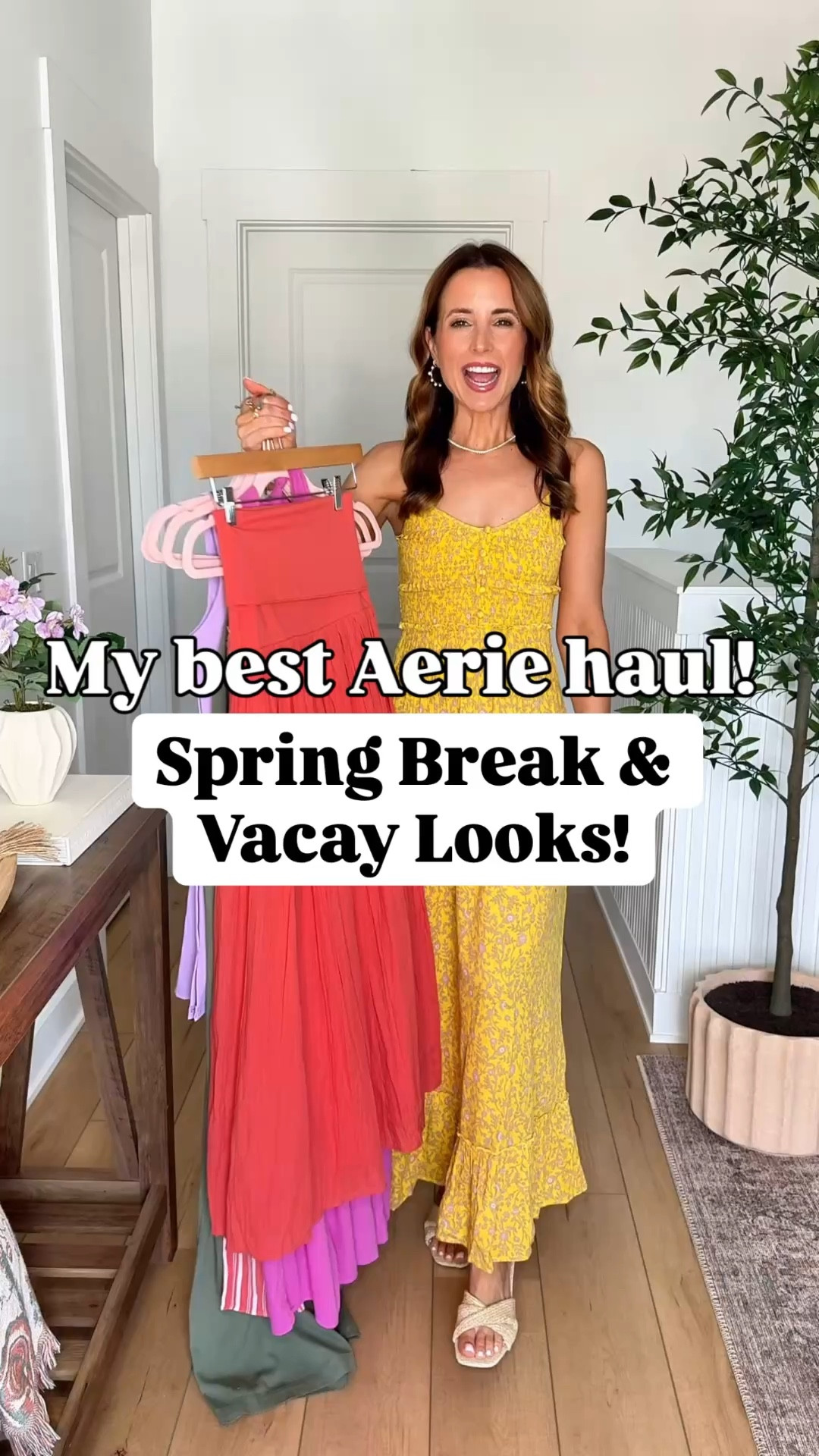 Aerie new arrivals. Vacation dresses. Resort wear. Vacation outfits. Resort outfits. New spring dresses from Aerie. Swimsuit coverups. Wide leg jumpsuit. Elevated casual. Everyday spring outfits. Tropical vacation. Beach vacation. Leopard midi dress. Floral maxi dress. Wearing XXS in each. 

#LTKTravel #LTKSwim #LTKootd