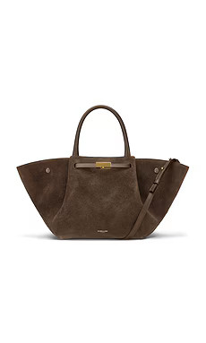 DeMellier London Midi New York Bag in Mocha Suede & Mocha Smooth from Revolve.com | Revolve Clothing (Global)