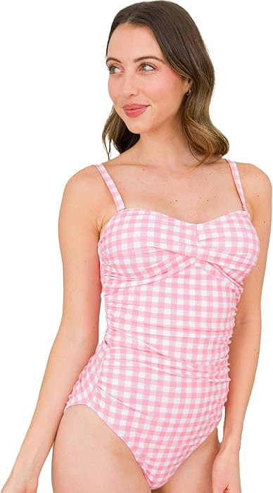 RuffleButts Women's UPF50+ One Piece Family Matching Swimsuit | Amazon (US)