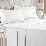 Mellanni Queen Sheet Set - 4 PC Iconic Collection Bedding Sheets & Pillowcases - Hotel Luxury, Ex... | Amazon (US)