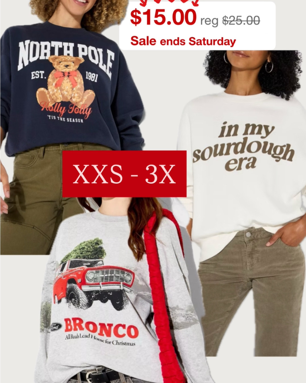 $15 trending sweatshirts!

#LTKSaleAlert #LTKFindsUnder50 #LTKSeasonal