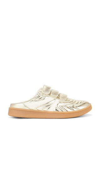 Steve Madden Magik Slip On Sneaker in Metallic Gold. - size 6 | Revolve Clothing (Global)