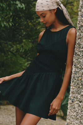 Celandine Blue Crush Mini Dress | Anthropologie (US)