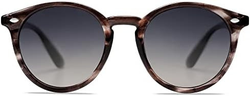SOJOS Retro Round Polarized Sunglasses for Women Men Classic Vintage Sunnies SJ2069 | Amazon (US)