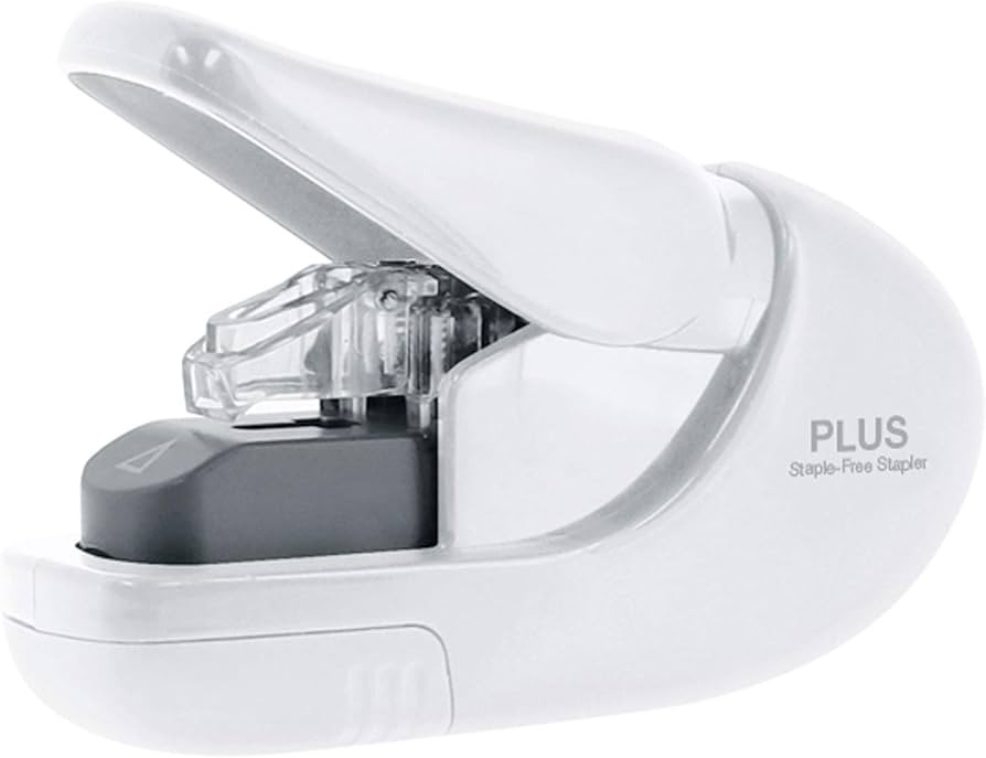 Plus Paper Clinch Compact Staple Free Staple Ivory White | Amazon (US)