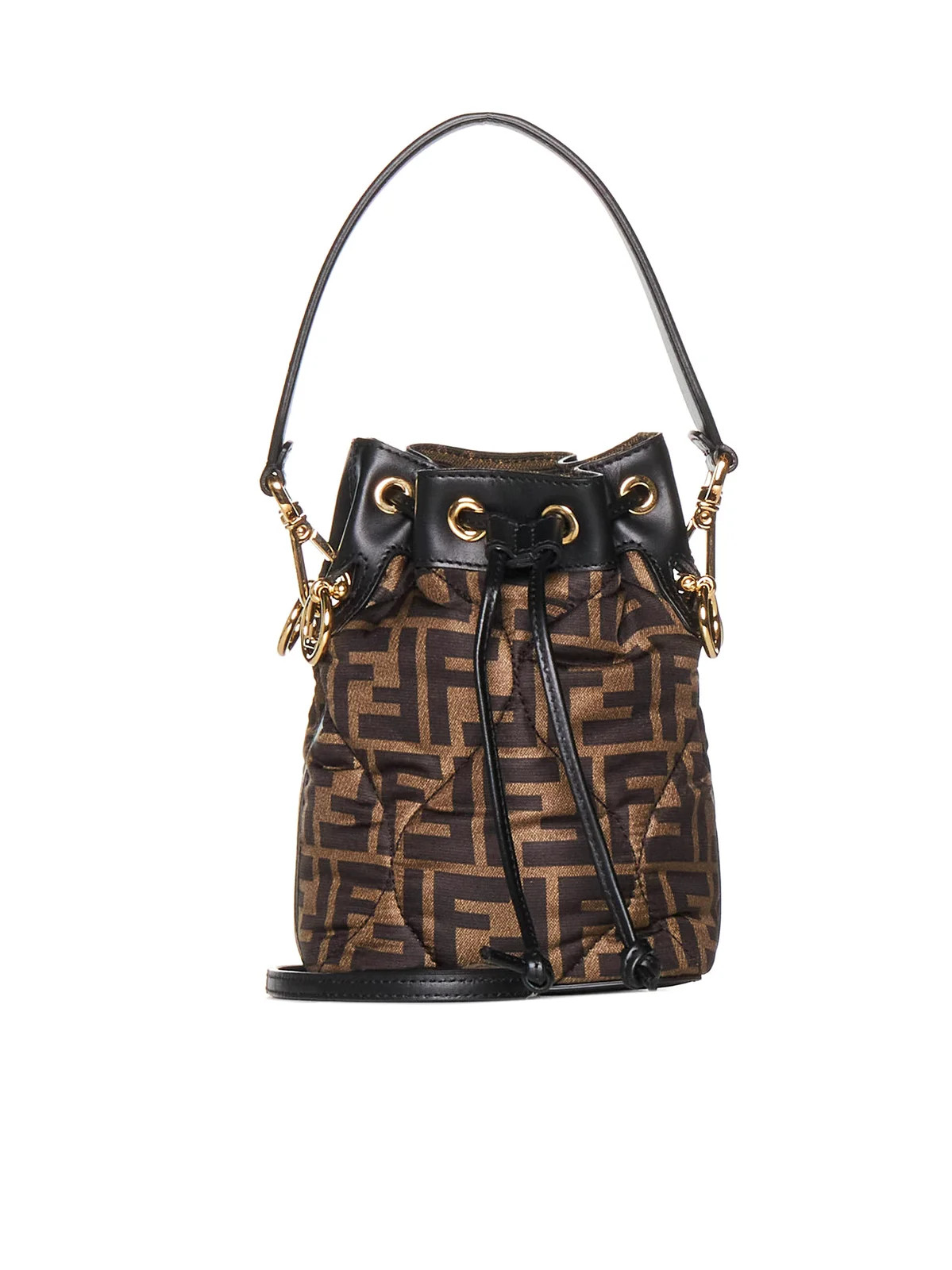 Fendi Mon Tresor Quilted Drawstring Mini Tote Bag | Cettire Global