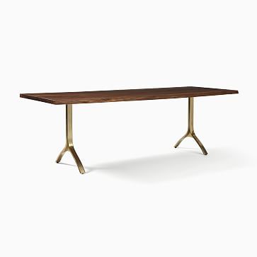 Avery Wishbone Live Edge Dining Table | West Elm (US)