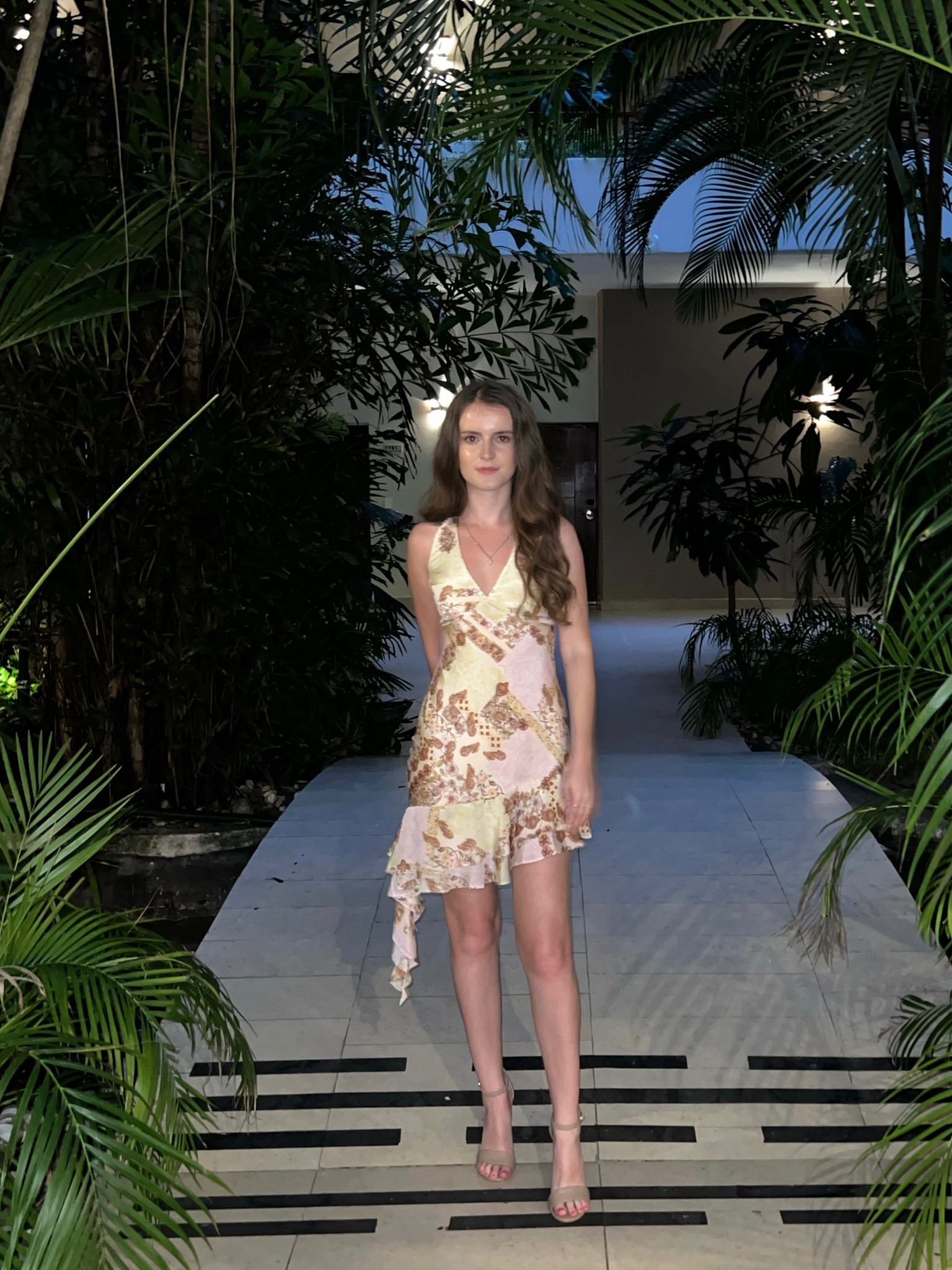 A floral mini dress paired with heeled sandals makes a cute date night or spring outfit idea. 
.
.
.
.
.
.
.
Spring outfits | spring dress | spring shoes | date night outfit | date night dress | dinner dress | dresses for spring | dressy outfits | brown heels | nude heels | tan heels | sandals 2024 | nude sandals | tan sandals | resort wear | resort outfits | vacation outfits | vacation dress 

#LTKGiftGuide #LTKSeasonal #LTKFind #LTKunder50 #LTKunder100 #LTKU #LTKsalealert #LTKfindsunder50 #LTKfindsunder100 #LTKstyletip #LTKworkwear #LTKtravel #LTKshoecrush #LTKitbag #LTKparties