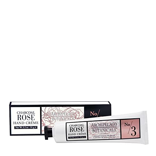 Archipelago Botanicals Charcoal Rose Hand Crème, Rich and Lightly Scented Hand Lotion for Dry Sk... | Amazon (US)