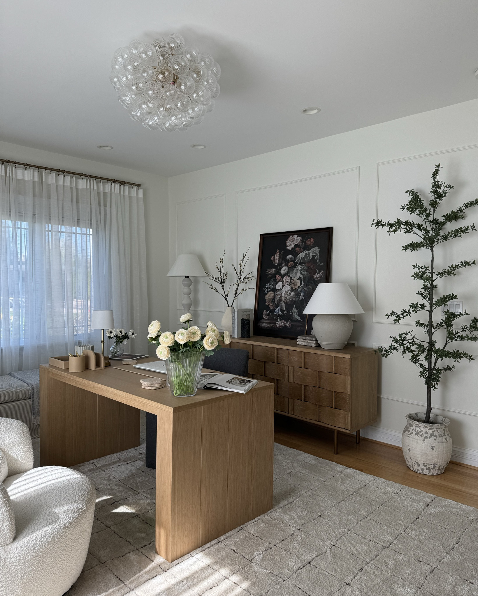 Home office views and my favorite designer inspired chandelier! 

#LTKSaleAlert #LTKxPrimeDay #LTKHome