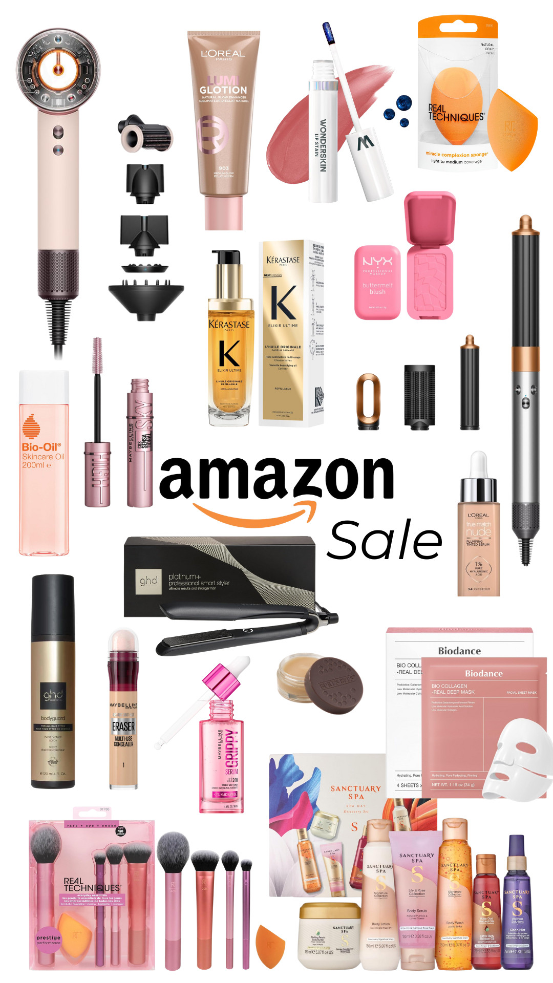 Amazon Cyber Week — Beauty & Hair
Burt’s Bees Lip Mask, Bio Oil, ghd Heat Protect, Kérastase Elixir, Bio-Collagen Mask, ghd Platinum+, Dyson Supersonic, Maybelline Concealer, Sanctuary Spa Set, Real Techniques Brushes, Maybelline Lash Serum, L’Oréal Multi-Use Glow, NYX Blush, Wonderskin Lip, Real Techniques Sponge, L’Oréal Tinted Serum 

 #LTKuk #LTKbeauty #LTKsale
