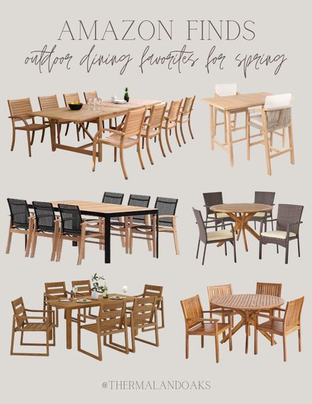 Outdoor dining favorites for spring

#LTKstyletip #LTKhome #LTKSeasonal