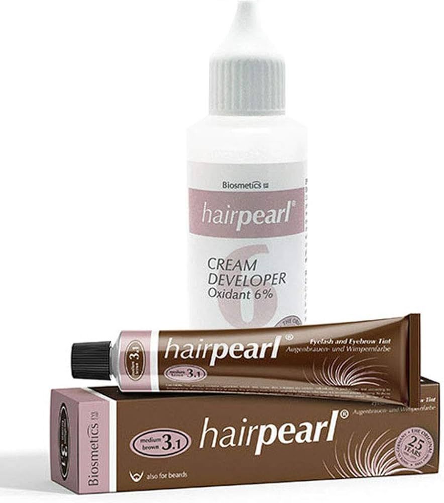 Intensive HairPearl Cream and Developer Kit - Middle Brown with Developer Cream | Amazon (US)