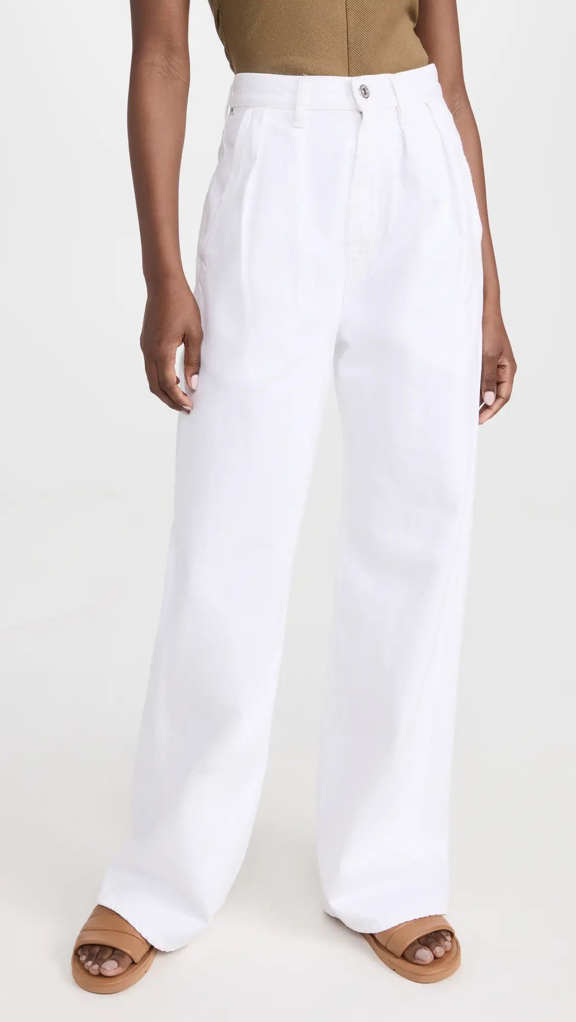 Maritzy Pleated Trouser Jeans | Shopbop