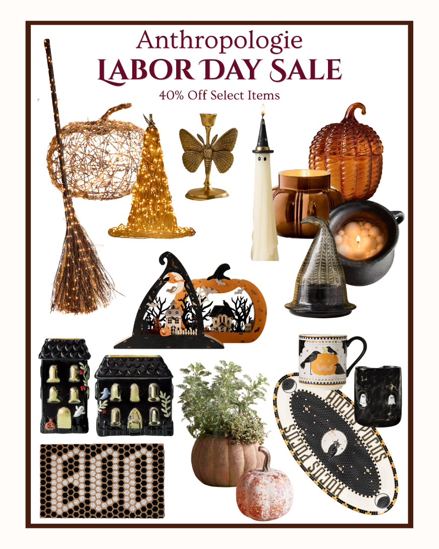 40% off for Labor Day at Anthropologie! Check out this spooky AND adorable Halloween decor! 

 #LTKSeasonal #LTKHome #LTKSaleAlert