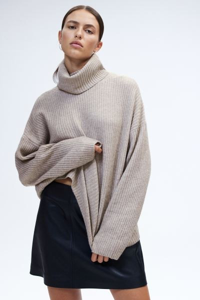 Oversized Turtleneck Sweater | H&M (US + CA)