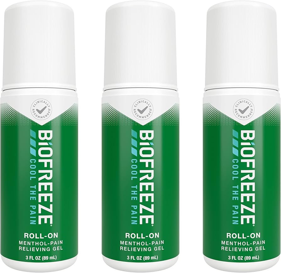 Biofreeze Roll On Pain Relief, Knee & Lower Back Pain Relief, Arthritis Pain Reliever, Sore Muscl... | Amazon (US)