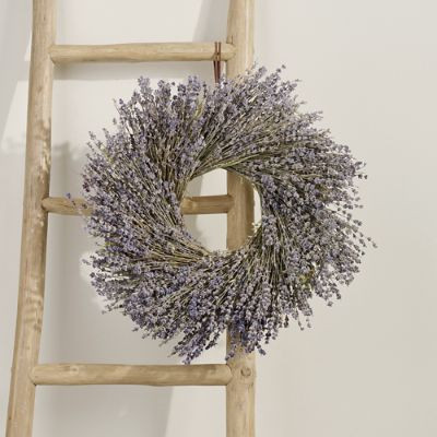 Dried Lavender Oat Wreath | Grandin Road