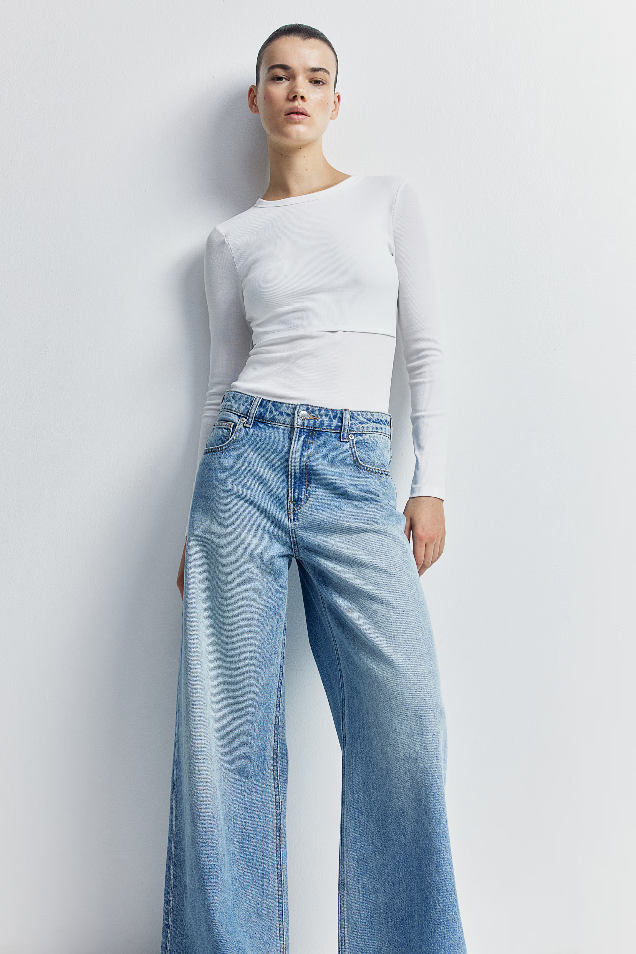 MAMA Ribbed nursing top | H&M (UK, MY, IN, SG, PH, TW, HK)