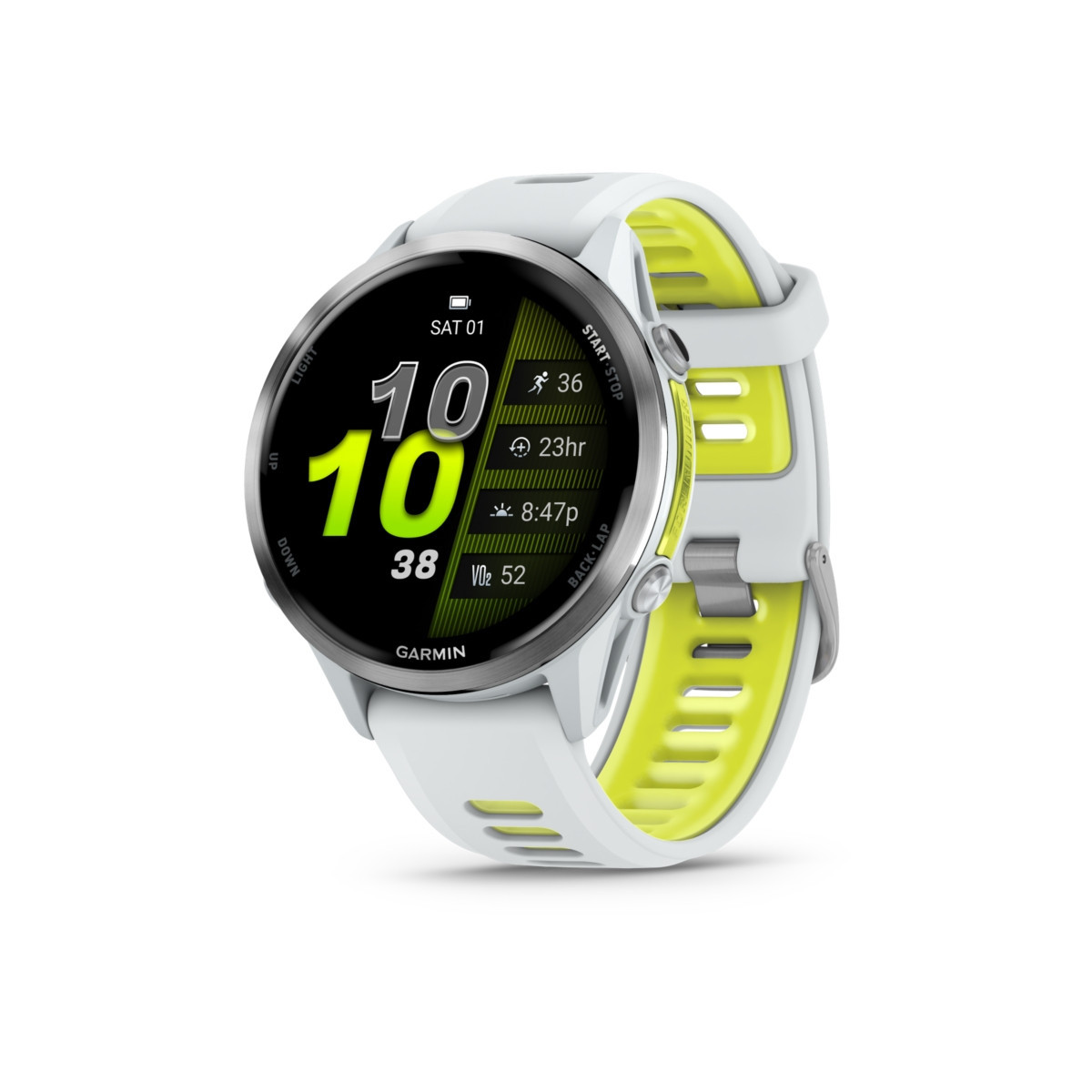 Garmin - Forerunner 970 - Whitestone/translucent amp yellow | Macy's