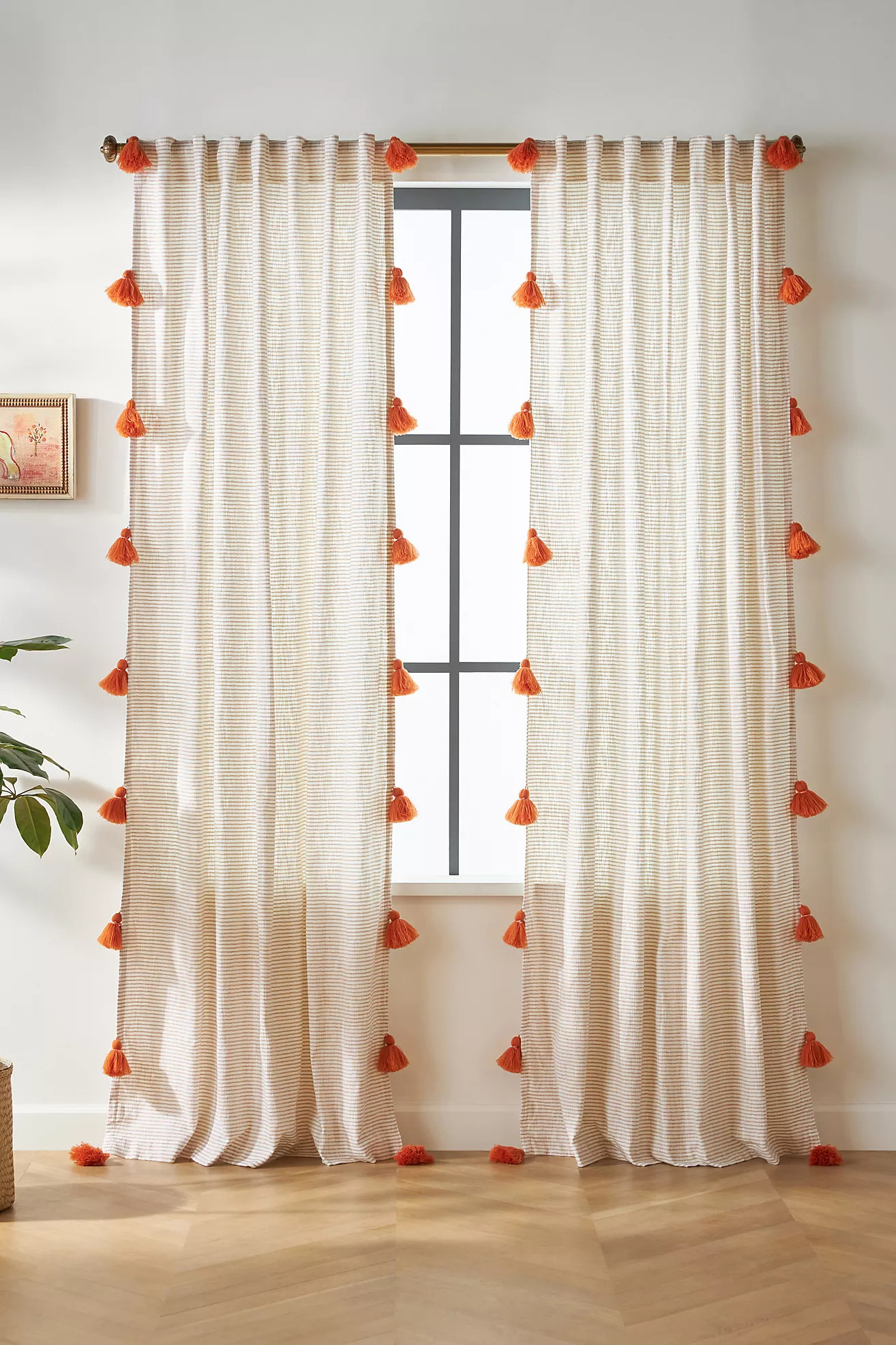 Mindra Stripe Curtain | Anthropologie (US)