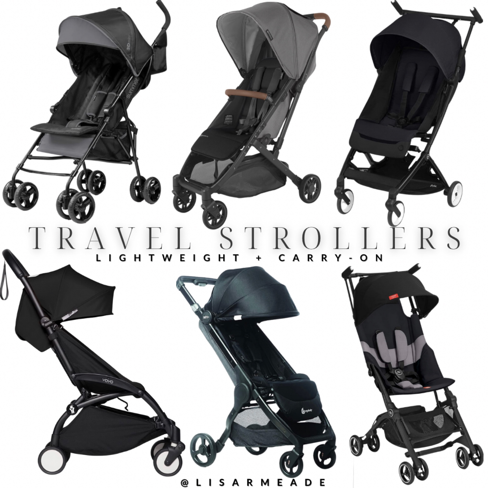 Light weight strollers for everyday use and traveling. Most are airplane approved for carry-on. All have great reviews! 

#LTKtravel #LTKkids #LTKfamily