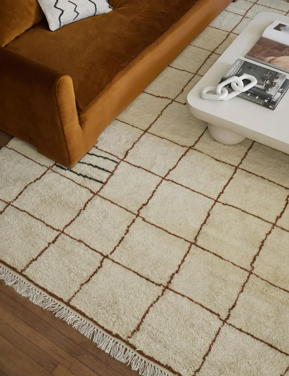 Irregular Grid Rug | Lulu and Georgia 