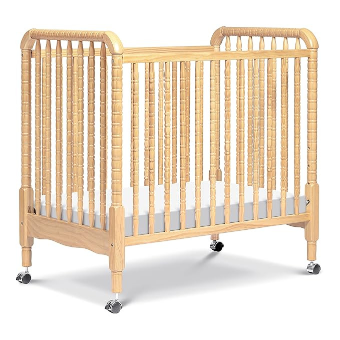 DaVinci Jenny Lind 3-in-1 Convertible Mini Crib in Natural, Removable Wheels, Greenguard Gold Cer... | Amazon (US)