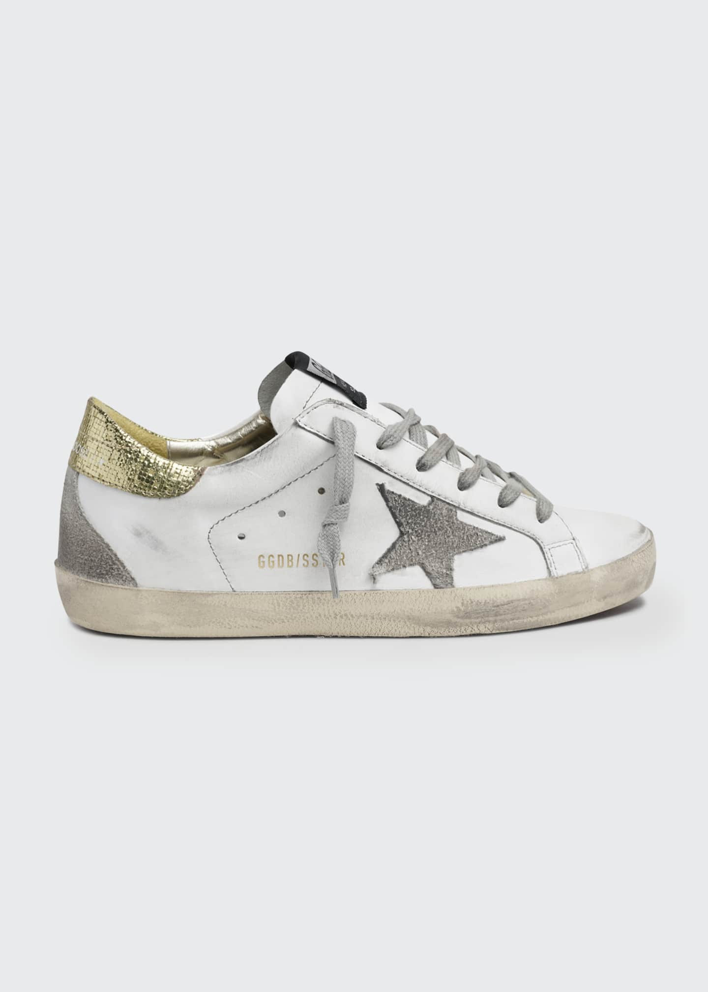 Golden Goose Superstar Mixed Leather Sequin Sneakers | Bergdorf Goodman
