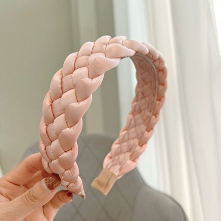 Vintage Beauty Accessory Hair Accessories Headdress for Women Girl Wide Side Hair Braided Hairband W | Walmart (US)