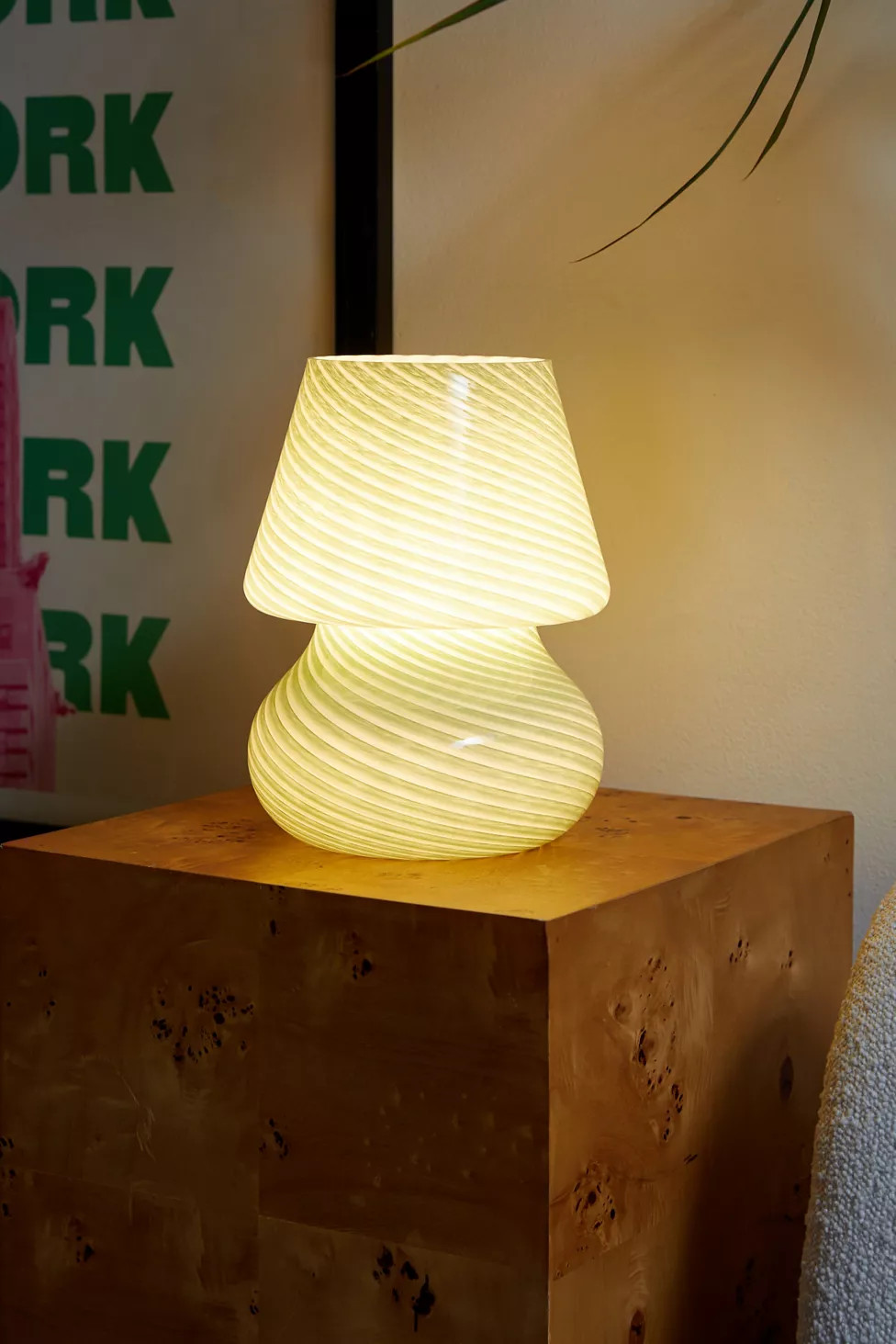 Ansel Glass Table Lamp | Urban Outfitters (US and RoW)