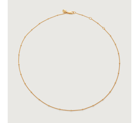 Fine Beaded Chain Necklace 41-46cm/16-18" | Monica Vinader (Global)