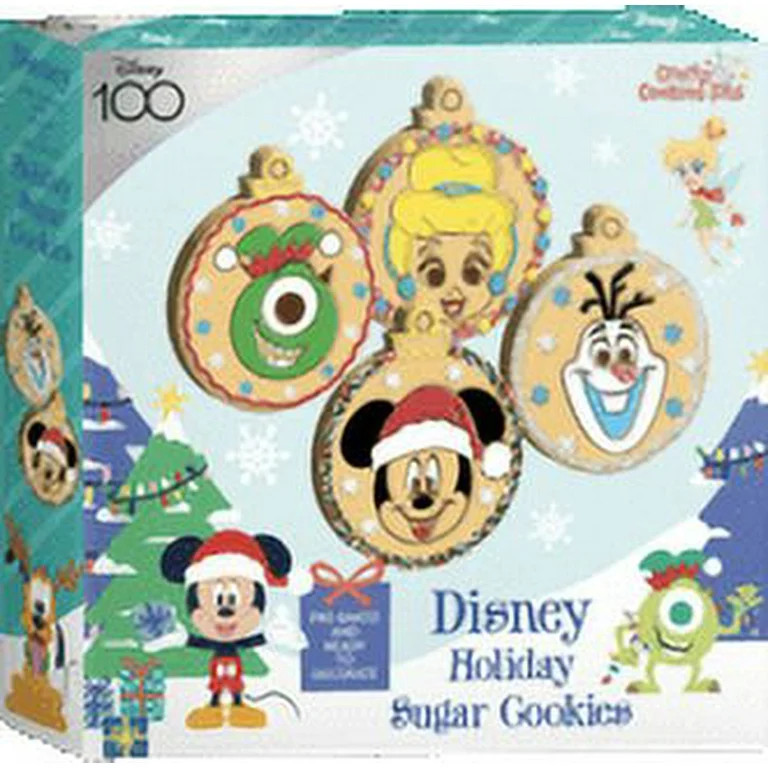 Disney 100 Years of Wonder Holiday Snow Globe Sugar Cookies, 8 Count, 17.40 Ounces | Walmart (US)