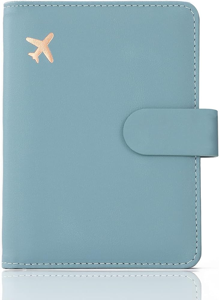 Melsbrinna Premium Leather Passport Holder Covers Case, Waterproof Rfid Blocking Travel Wallet Pa... | Amazon (US)