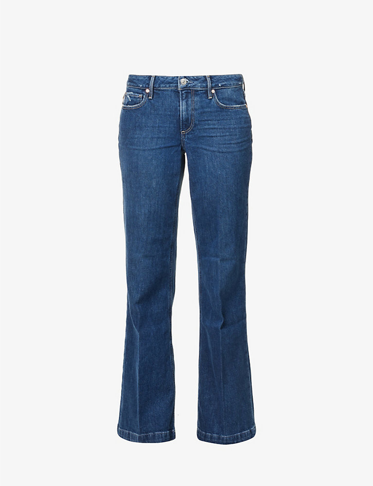 Sabine flared-leg low-rise stretch-denim jeans | Selfridges