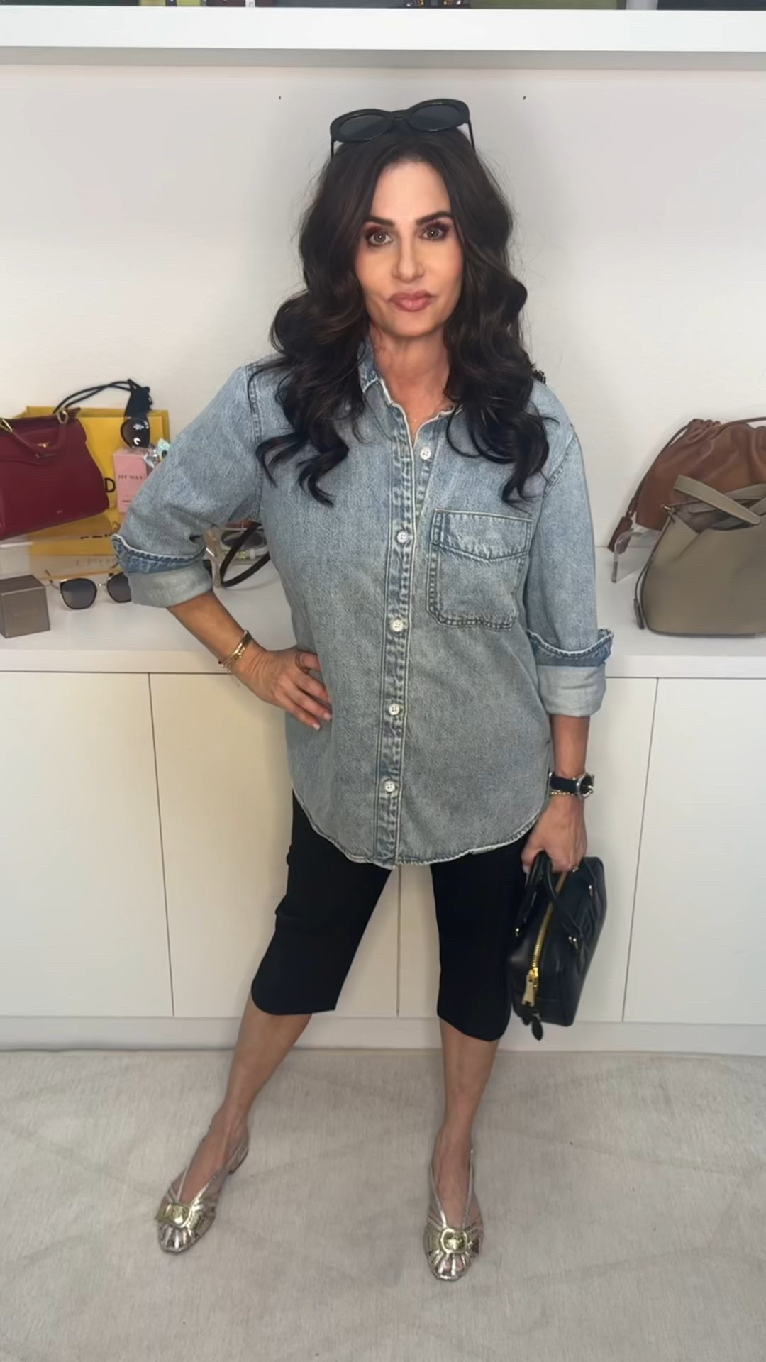 Sharing a casual way of wearing capris. Size 0 , top sm , flats TTS #caprisstyleinspo #casualcapris 

#LTKootd #LTKOver40 #LTKgrwm

#LTKgrwm #LTKOver40 #LTKootd