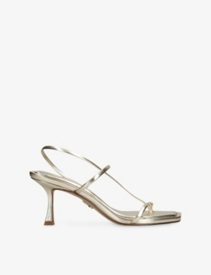 Locke Faux-Leather Heeled Sandals | Selfridges