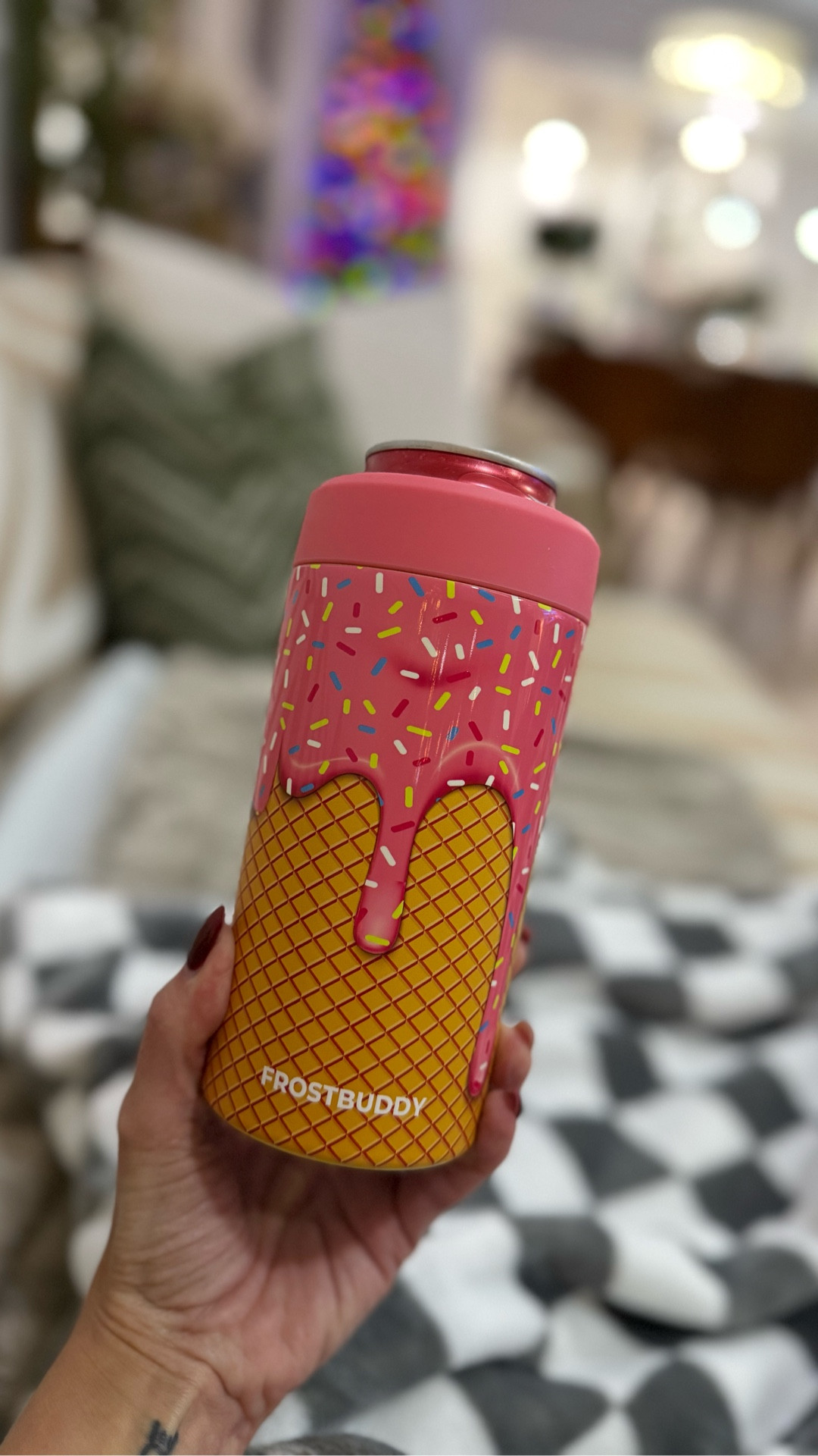 FIVE SIZES IN ONE: This is the ONLY Universal can insulated cooler for you! The perfect can keeper for your cans, slim cans, and bottles. Finally! No more switching coolers! Drink whatever size of drink you want! This can cooler fits your favorite 12oz cans and slim cans, 16oz cans and bottles all in one.
20x COLDER FOR 24 HOURS: Whether you're at the beach, fish ing, or hosting a barbecue in your backyard, this universal slim can cooler will surely keep your drink 20x colder for 24 hours--so every sip is perfect! Our patented lid and internal design allows you to seamlessly switch drinks!
SKINNY CAN COOLER WITH A SLEEK DESIGN: We bring you the most efficient, lightweight and chic can coolers to keep your drinks ice cold all day long! Party in style with our universal bottle cooler or skinny can keeper.
PREMIUM QUALITY BEER COOLER: We take pride on making our customers our top priority. Our buddies are first no matter what, so reach out if you need to exchange, return, ask a question, talk to a friend, or anything else we can help with!
TRAVEL COFFEE MUG: Add our 100% leak-proof drinking lid with straw (sold separate) and transform your coozie to the perfect insulated coffee tumbler. Keep your coffee or tea hot on-the-go for 4-6 hours.

#LTKFindsUnder50