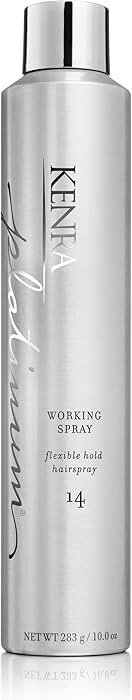 Kenra Platinum Working Spray 14 | Flexible Hold Hairspray | Fast-Drying, Non-Sticky | Creates Vol... | Amazon (US)