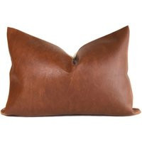 Faux Leather Pillow Cover | No11871 , Throw Pillows Covers | Etsy (US)