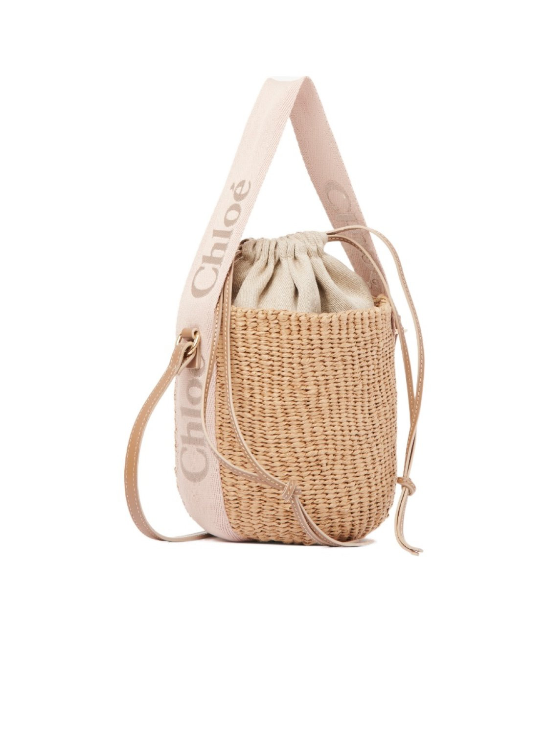 Chloé Woody Drawstring Small Basket Bag | Senser US