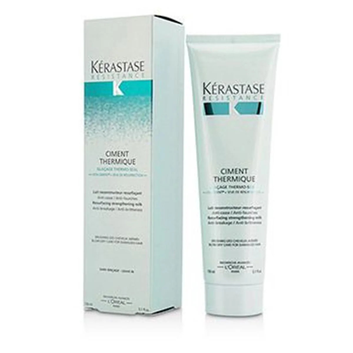 Kerastase 203509 5.1 oz Resistance Ciment Thermique Resurfacing Strengthening Milk Blow-Dry Care for Damaged Hair | Shop Simon