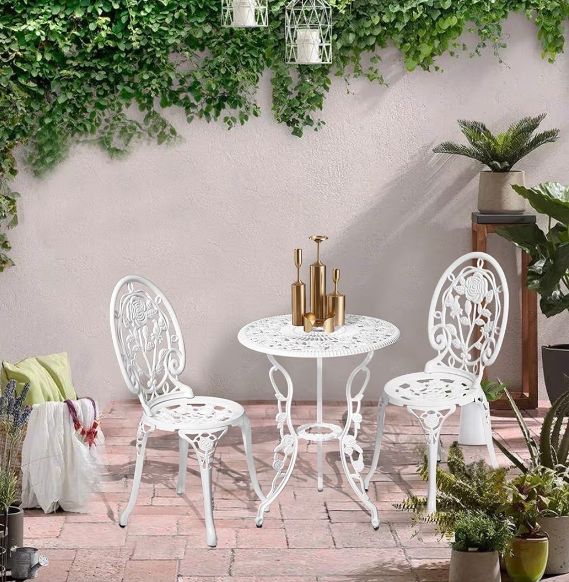Parisian Style Garden Bistro Set Outdoor

#LTKHome #LTKdayinmylife #LTKSeasonal