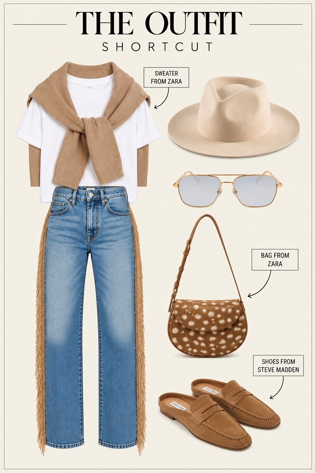 These fringe pants are so hot right now. They sold out so quickly everywhere. I found them fully stocked here. This is how I would style them. ￼

#LTKootd #LTKOver40 #LTKdayinmylife
