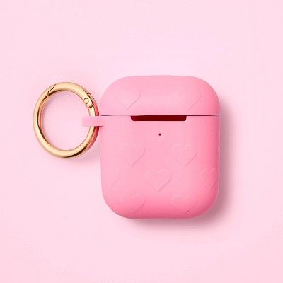 Stoney Clover Lane x Target Silicone Airpod Case - Pink Hearts | Target